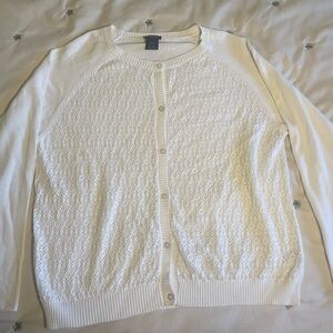 White Cardigan(Kids Size 14/16)